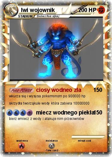 Pokemon lwi wojownik