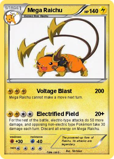 Pokemon Mega Raichu