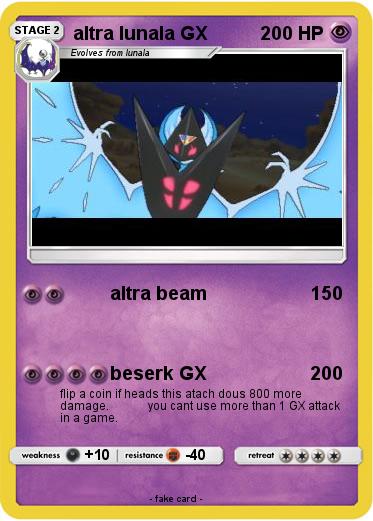 Pokemon altra lunala GX