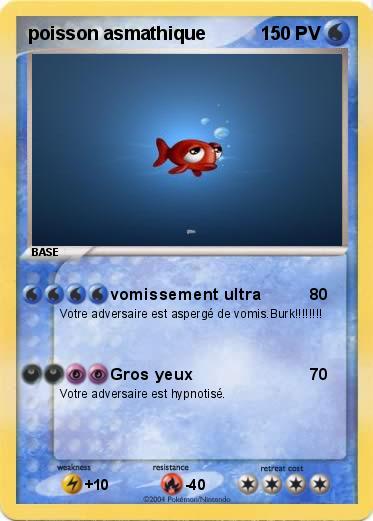 Pokemon poisson asmathique