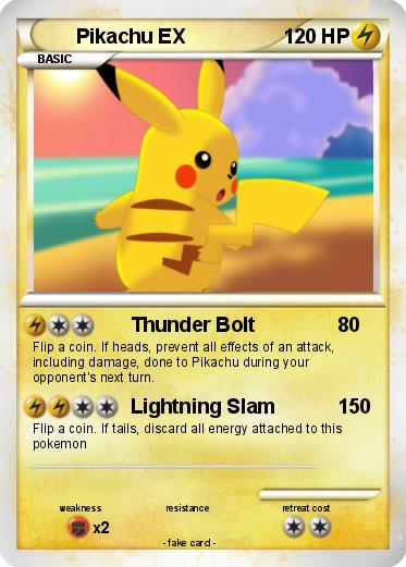 Pokemon Pikachu EX