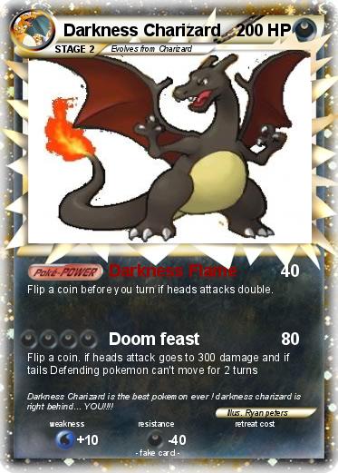Pokemon Darkness Charizard