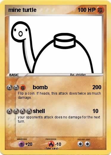 Pokemon mine turtle