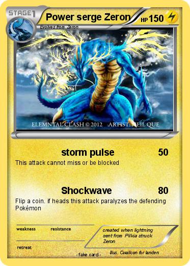 Pokemon Power serge Zeron