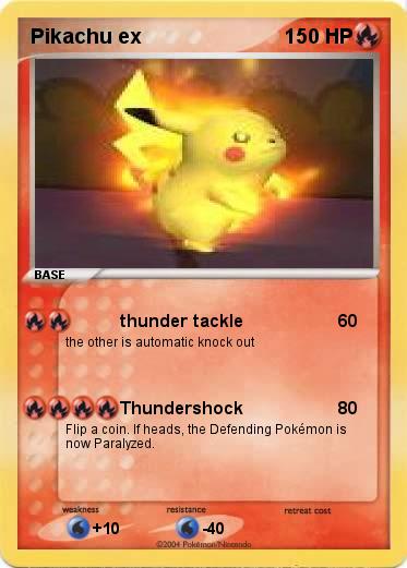 Pokemon Pikachu ex