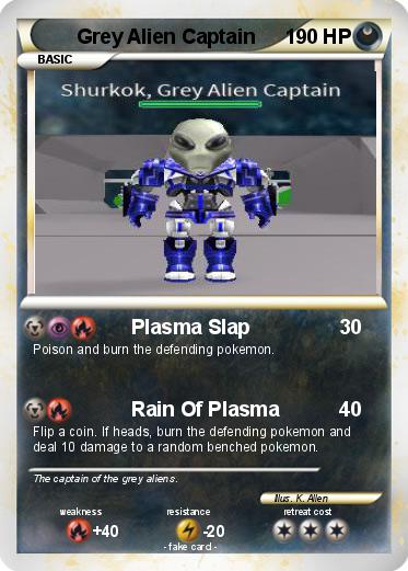 Pokemon Grey Alien Captain