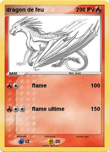Pokemon dragon de feu