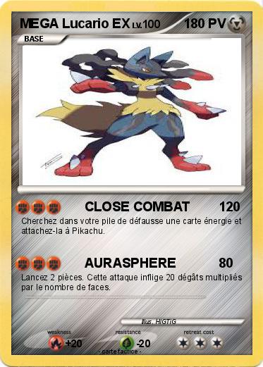 Pokemon MEGA Lucario EX