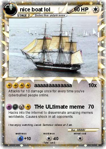 Pokemon nice boat lol