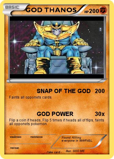 Pokemon GOD THANOS