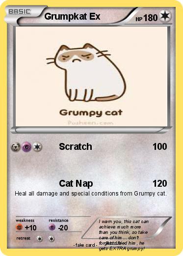 Pokemon Grumpkat Ex