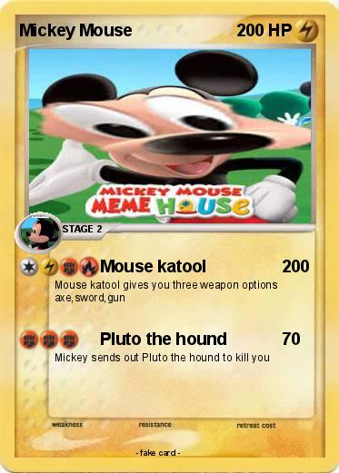Pokemon Mickey Mouse