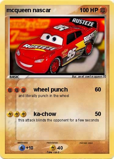 Pokemon mcqueen nascar