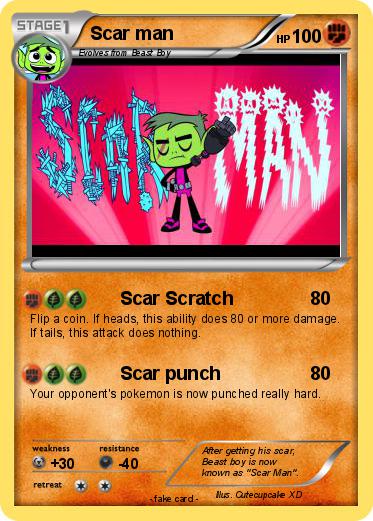 Pokemon Scar man