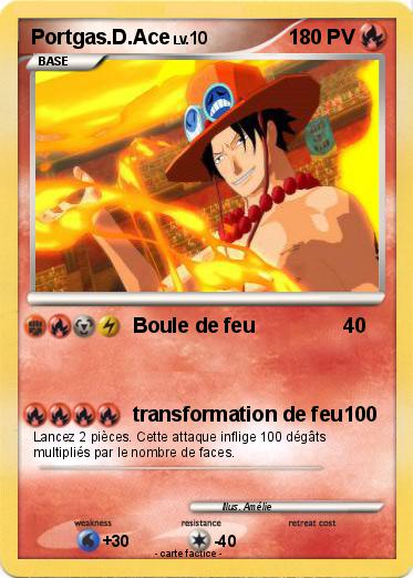 Pokemon Portgas.D.Ace