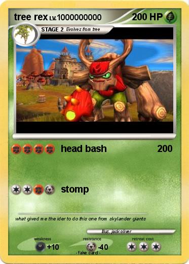 Pokemon tree rex