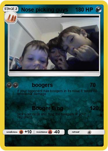 Pokemon Nose picking guys