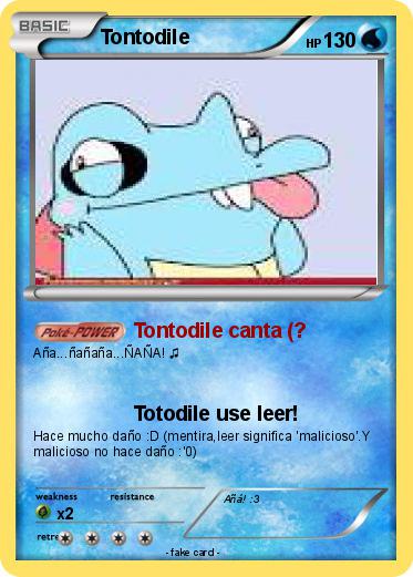 Pokemon Tontodile