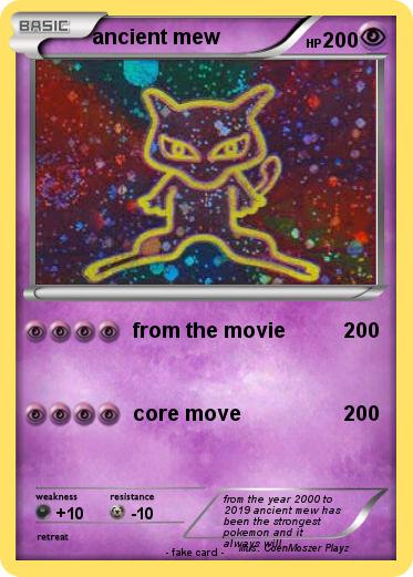 Pokemon ancient mew