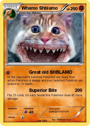 Pokemon Whamo Shblamo