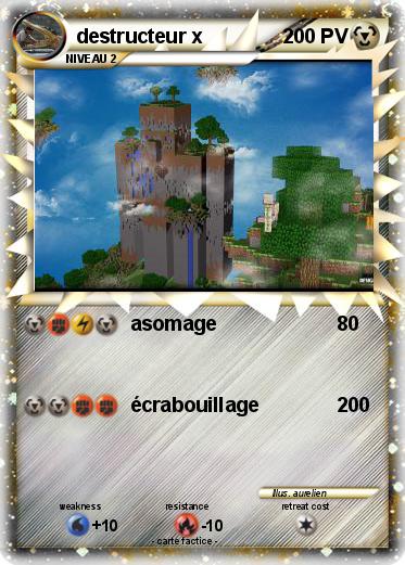 Pokemon destructeur x