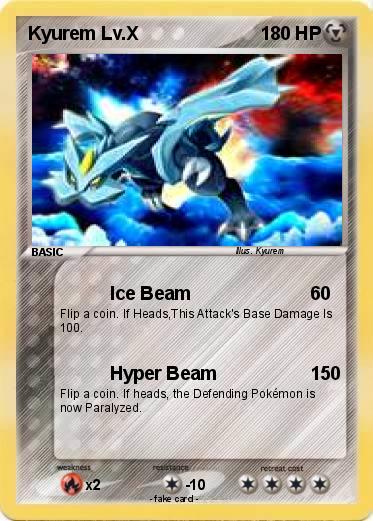 Pokemon Kyurem Lv.X