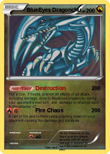 Pokemon BlueEyes Dragonchu