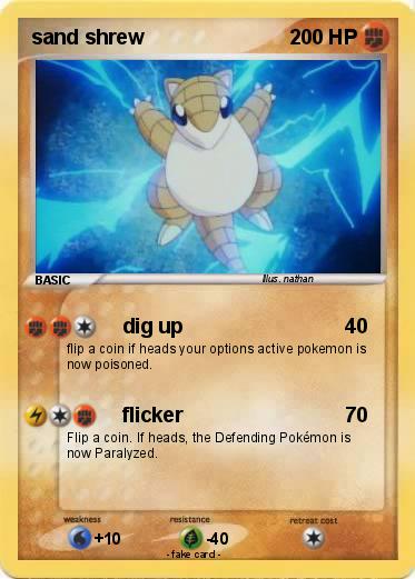 Pokemon sand shrew