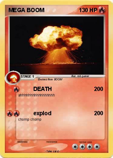 Pokemon MEGA BOOM