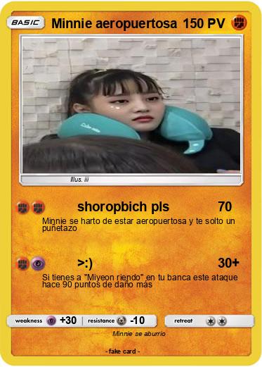 Pokemon Minnie aeropuertosa