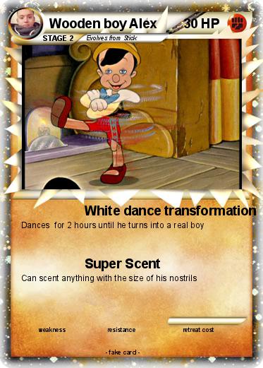 Pokemon Wooden boy Alex