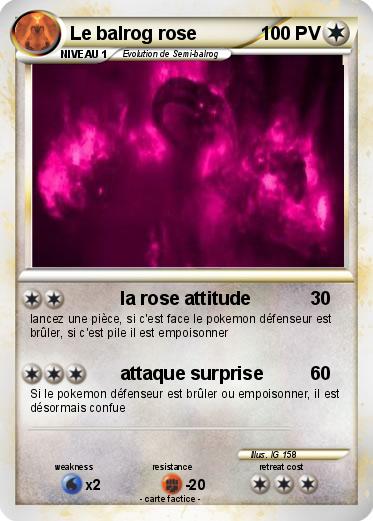 Pokemon Le balrog rose