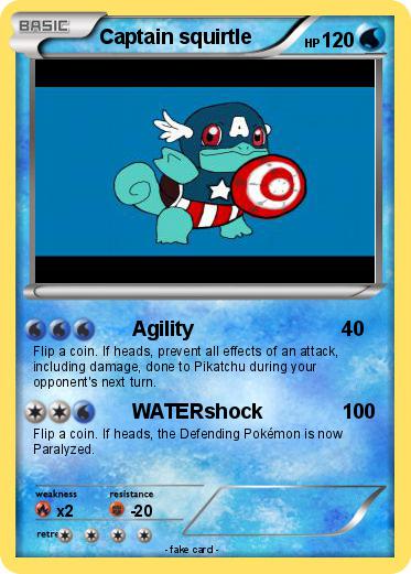 Pokemon Captain squirtle