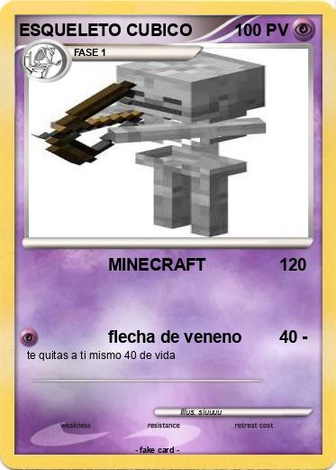 Pokemon ESQUELETO CUBICO
