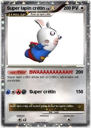 Pokemon Super lapin crétin