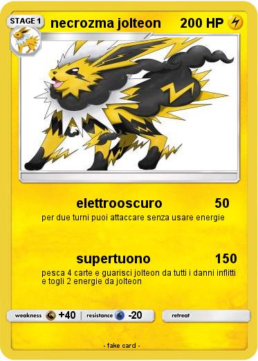 Pokemon necrozma jolteon