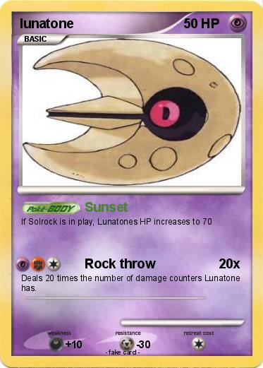 Pokemon lunatone