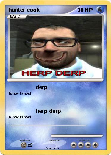 Pokemon hunter cook
