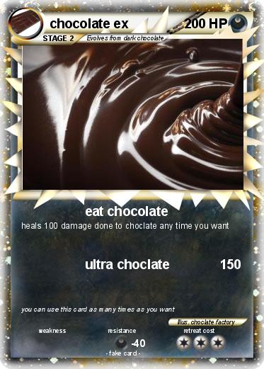 Pokemon chocolate ex