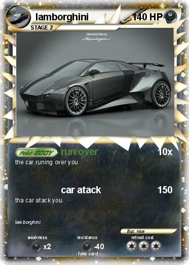 Pokemon lamborghini