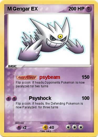 Pokemon M Gengar EX