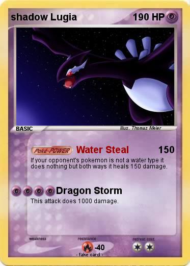 Pokemon shadow Lugia