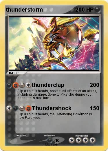Pokemon thunderstorm
