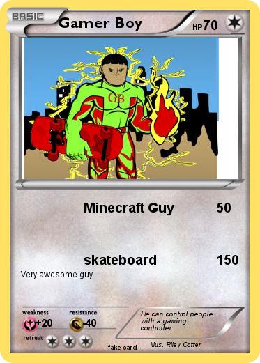 Pokemon Gamer Boy