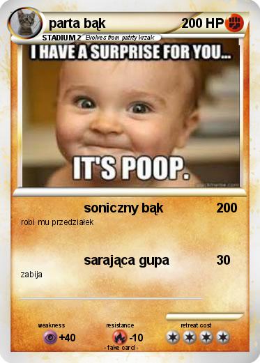 Pokemon parta bąk