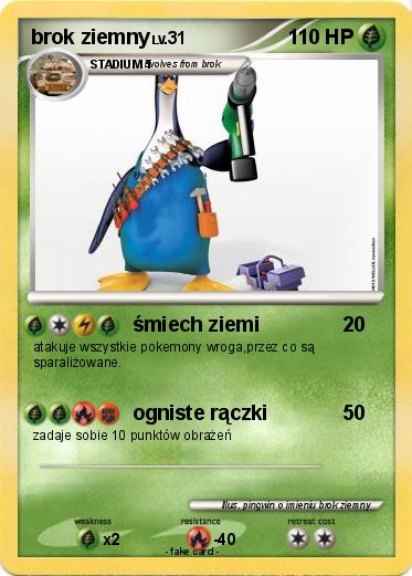 Pokemon brok ziemny