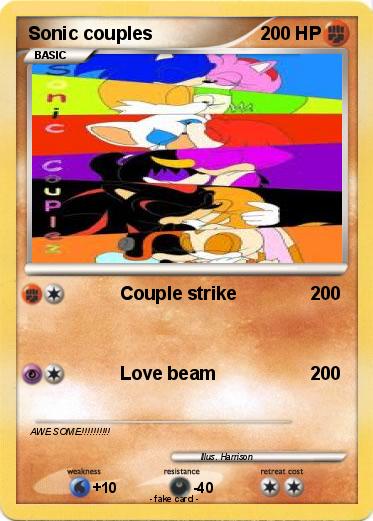Pokemon Sonic couples