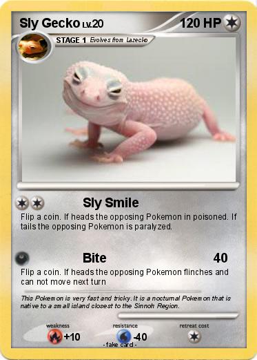 Pokemon Sly Gecko