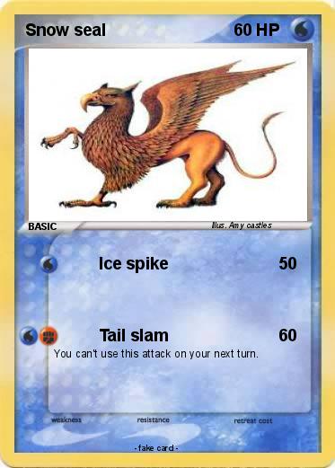 Pokemon Snow seal