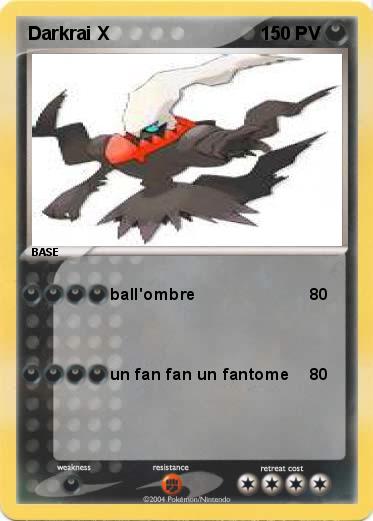 Pokemon Darkrai X